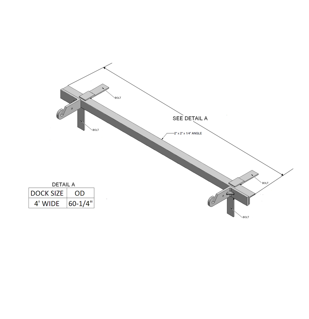 4' Dock Bracket