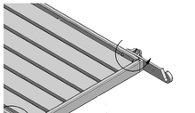 Load image into Gallery viewer, Straight Hinge Bar (Right or Left)
